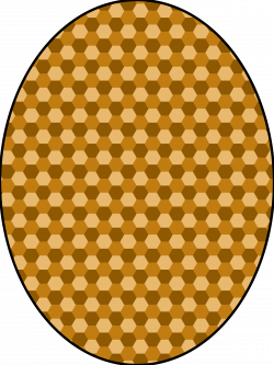 Clipart - pattern honeycomb beige