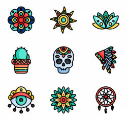 13 boho icon packs - Vector icon packs - SVG, PSD, PNG, EPS & Icon ...