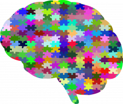 Clipart - Brain Jigsaw Puzzle Prismatic