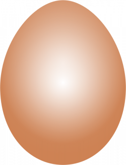 Clipart - Brown Easter Egg