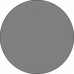 Public Domain Clip Art Image | 72 circle target black white | ID ...