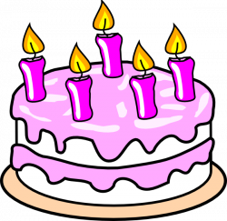 Girl S Birthday Cake Clip Art at Clker.com - vector clip art online ...