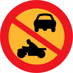 Clipart - No Motorbikes or cars
