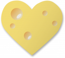 Clipart - Swiss cheese heart