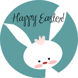 Happy Easter Bunny Clip Art at Clker.com - vector clip art online ...