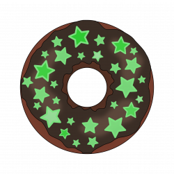 Clipart - Glow in the Dark Donut