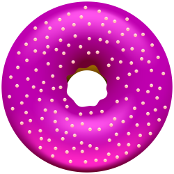 Donut PNG Transparent Clip Art Image | Gallery Yopriceville - High ...