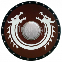 Round Viking Dragon Shield with Boss - WS-110 from Dark Knight Armoury