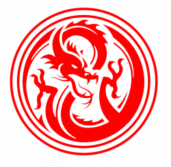 Red Dragon Logo inside a circle. | Dragons; Best Versions I can find ...