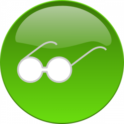 Eye Glasses Button Clip Art at Clker.com - vector clip art online ...