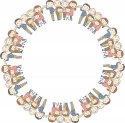 Clipart - MultiGenerational Family Circle Frame