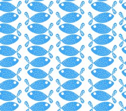 Clipart - Fish Pattern Background