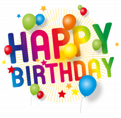 Happy Birthday Transparent Decoration PNG Picture | Gallery ...