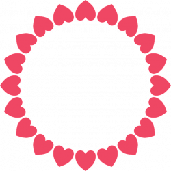 Hearts circle - free image