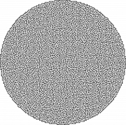 Clipart - Circle Maze
