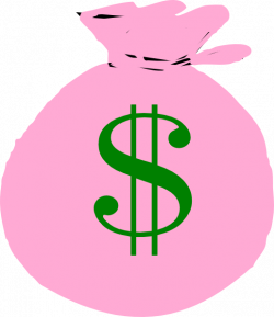 Pink Money Bag Clip Art at Clker.com - vector clip art online ...