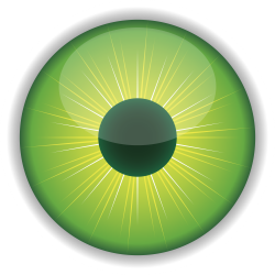 Clipart - Green Eye