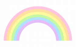 Cute Pastel Rainbow Clip Art - Sweet Clip Art