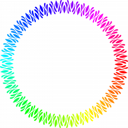 Clipart - Circular frame (colour)