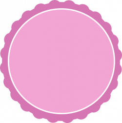 Large Scalloped Circle Clipart