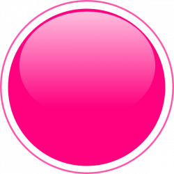 Glossy Pink Circle Button Clip Art at Clker.com - vector clip art ...