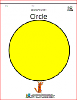Circle Clipart, printable shapes | Shapes | Teaching shapes ...