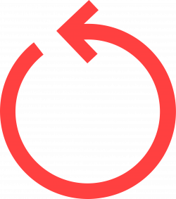 Clipart - circular arrow (red)