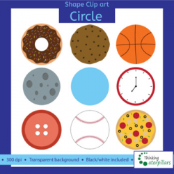 Circle objects 2D Clip art (shapes)