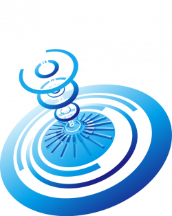 Gear Blue Clip art - Digital Technology blue swirl circle 539*678 ...