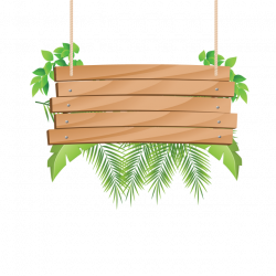 Wooden Hanging With Tropical Flowers, Flowers, Wood, Hanging PNG and ...