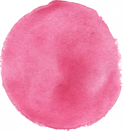 10 Watercolor Pink Circle (PNG Transparent) | OnlyGFX.com
