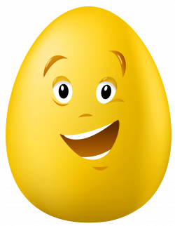 Transparent Easter Talking Yellow Egg PNG Clipart Picture | Gallery ...