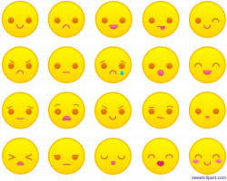 Yellow Emoticons Clipart - Sweet Clip Art