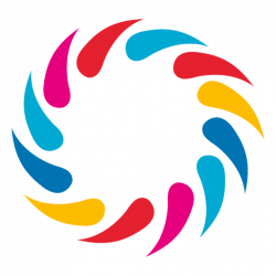 Multicolor swirls circle logo - Transparent PNG & SVG vector