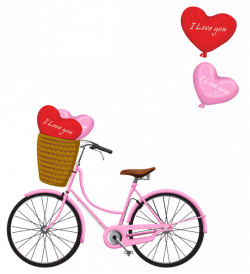 Valentine's Day Bicycle PNG Clipart Image | IT'S ALL ABOUT ME ...