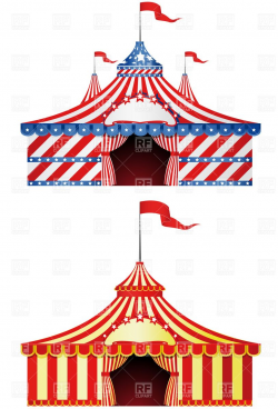 Big Top Circus Tent clipart. Carnival Circus Border Free ...