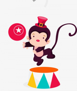 Circus Monkey, Circus Clipart, Monkey Clipart, Gules PNG ...