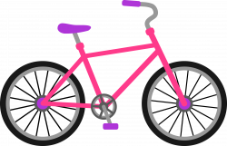 Pink and Purple Bike | clip art transportation and vehicles ...