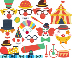 Circus Props retro party photo booth prop gentleman Cutting Files SVG Clip  Art Clipart Digital Graphics Commercial Use -109s