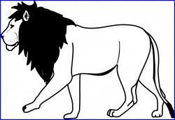 Amazing Lion Line Drawing Clipart Library A U Activities Of Sea ...