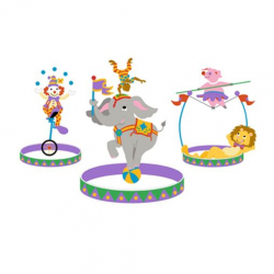 The Three Ring Circus-Large Wall Mural | Decor for Schools ...
