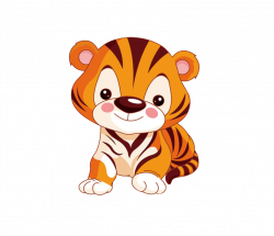 Tiger Animation Child Animal - Cartoon tiger 835*719 transprent Png ...