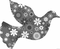 Peace Dove Animal free black white clipart images clipartblack ...