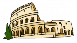 Architecture Clip Art by Phillip Martin, Roman Colosseum