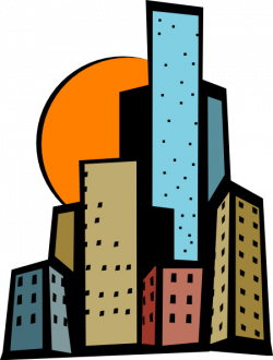 Skyscrapers In The City Clip Art at Clker.com - vector clip ...