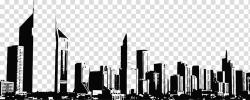 City illustration, Building Skyline Skyscraper Architecture ...