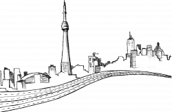 City Skyline Drawing at GetDrawings.com | Free for personal use City ...