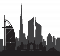 Dubai Silhouette PNG Clip Art | Gallery Yopriceville - High-Quality ...
