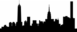 Ny Skyline Silhouette at GetDrawings.com | Free for personal use Ny ...