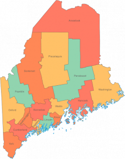 maine-county-map - Maine & Company